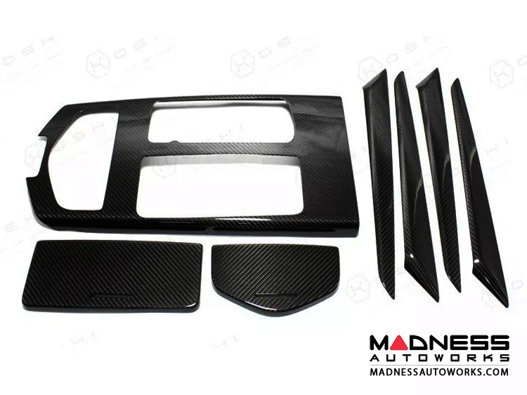 Maserati Ghibli Center Console Trim Kit Carbon Fiber
